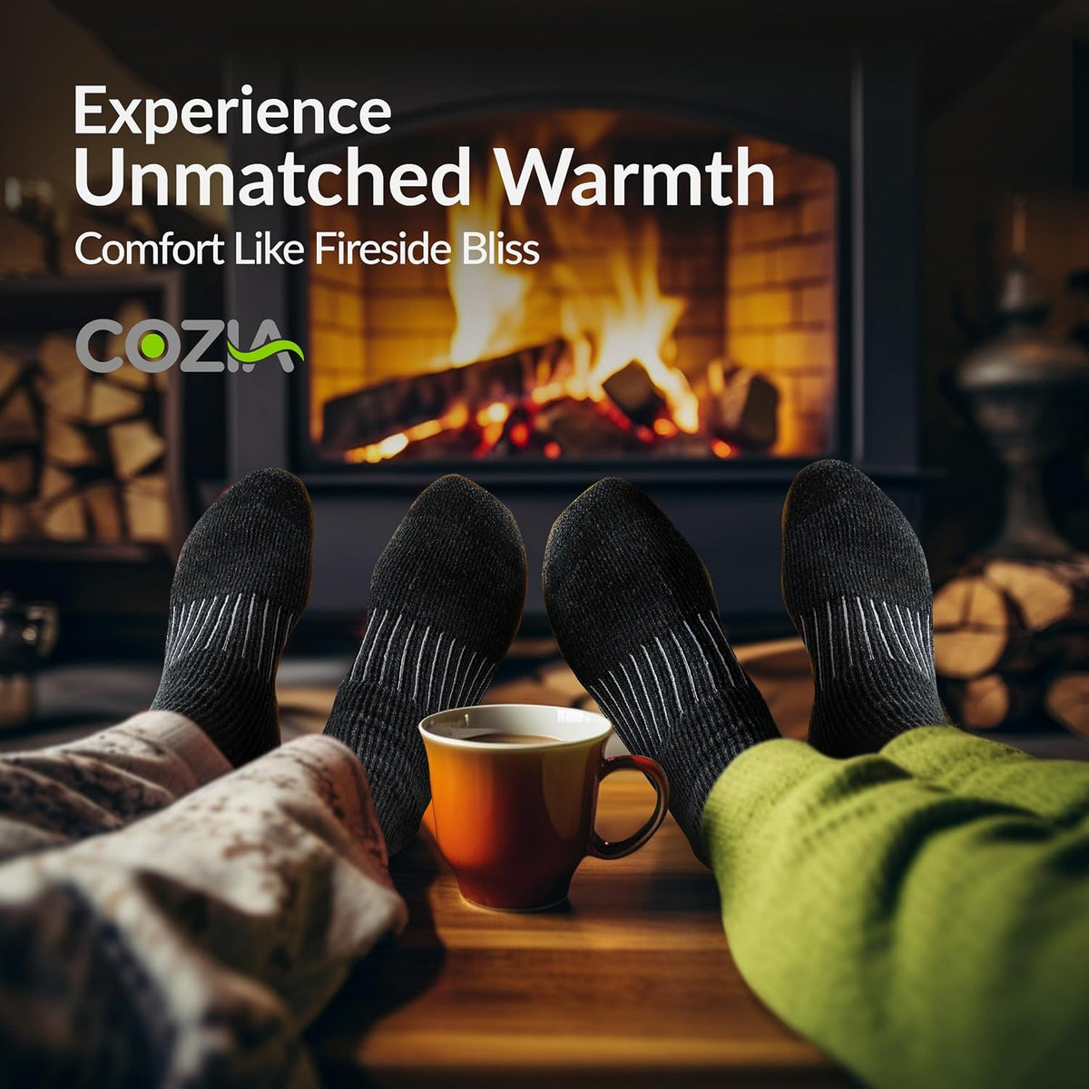COZIA Unisex Uldsokker Vinter Varm Winter Socks