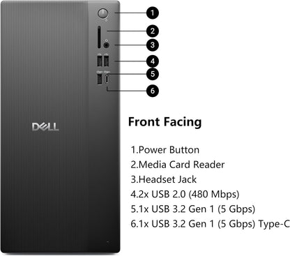 Dell Pro Tower Stationær PC Intel Core i3 ECT1250