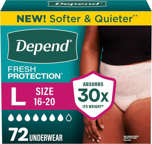 Depend Fresh Protection Inkontinensunderbukser til Kvinder