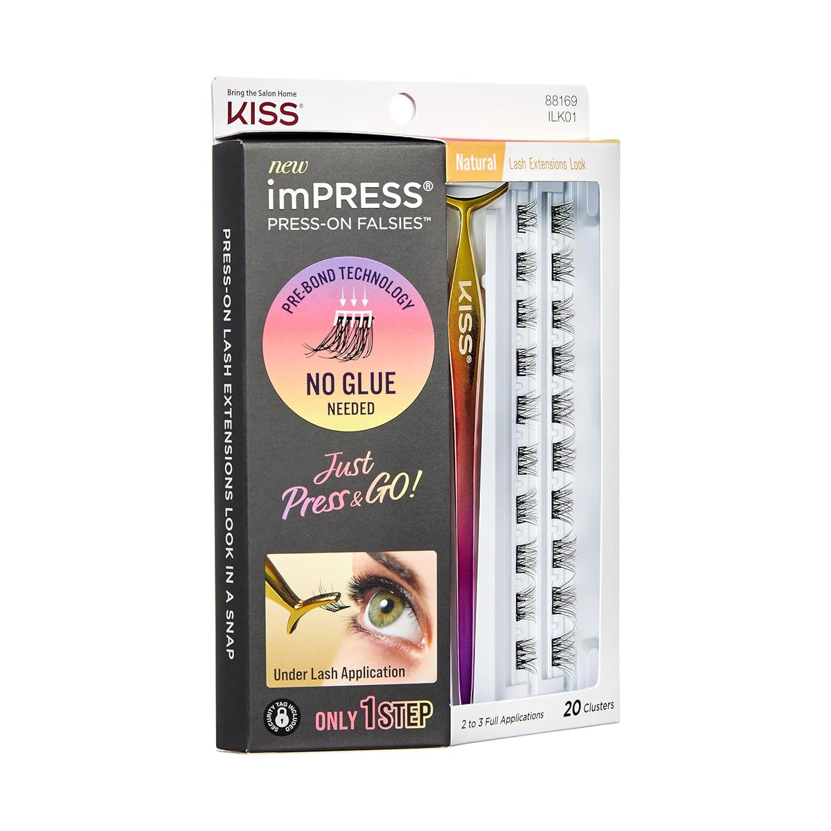 imPRESS Falsies Kunstige Øjenvipper til Kvinder ILK01