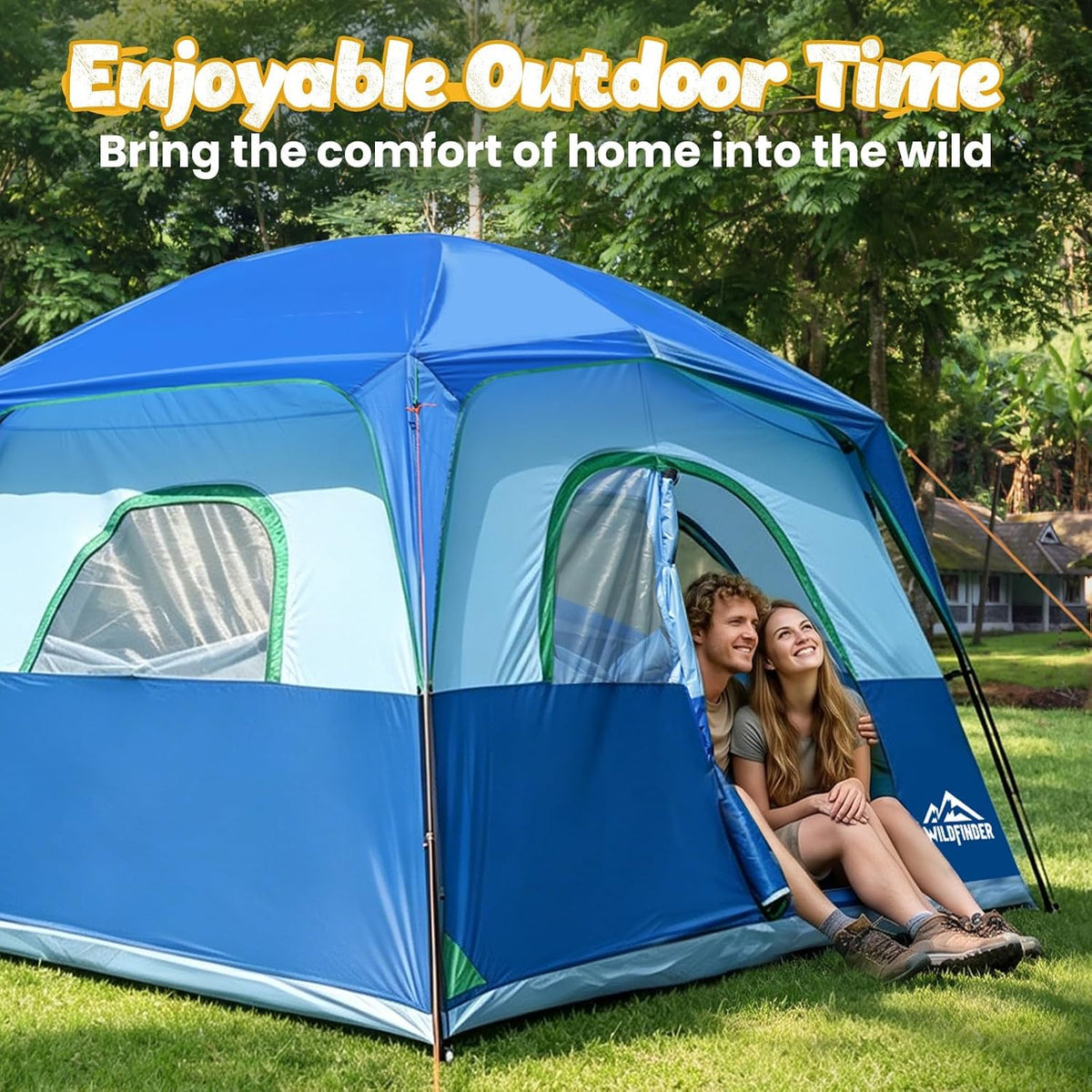 WildFinder Camping Telt 6 Personer USAZLEWR-ZW01021806