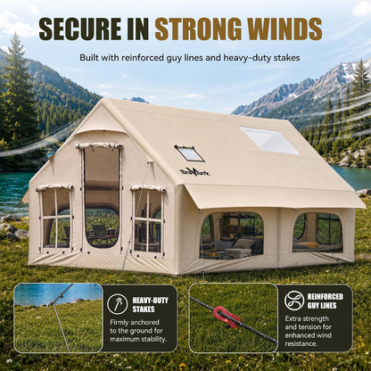 BravArrk Oppusteligt Camping Telt 8 Personer BK01010107