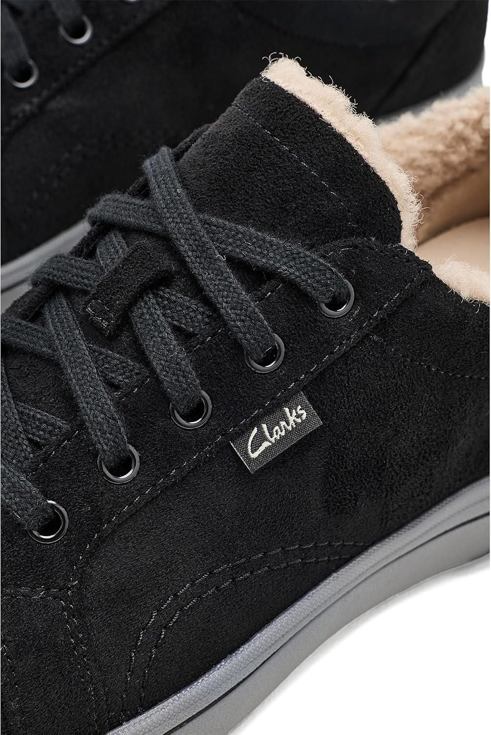 Clarks Dame Sneakers Breeze Warm Ruskind 26328421