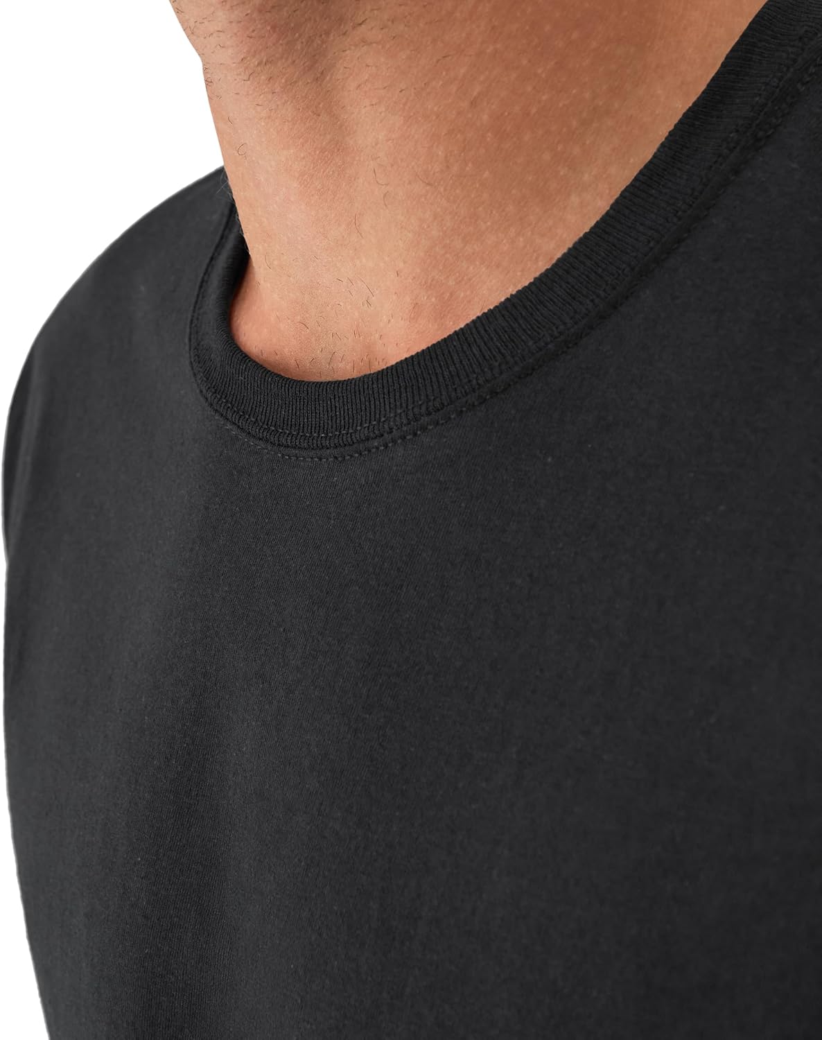 Hanes Herre Undertrøje Crew Neck Kortærmet 2135P6