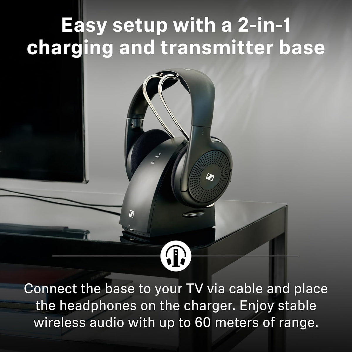 Sennheiser Trådløse On-Ear Høretelefoner RS 120-W 700171