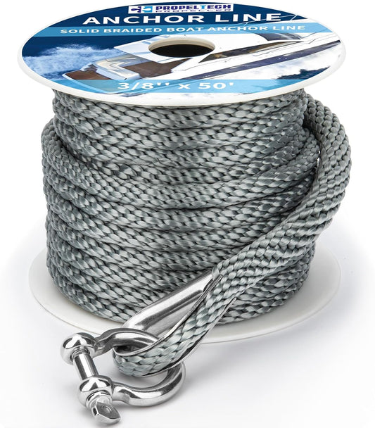 PropelTech Massiv Flettet Ankerline 10 mm x 15,2 m