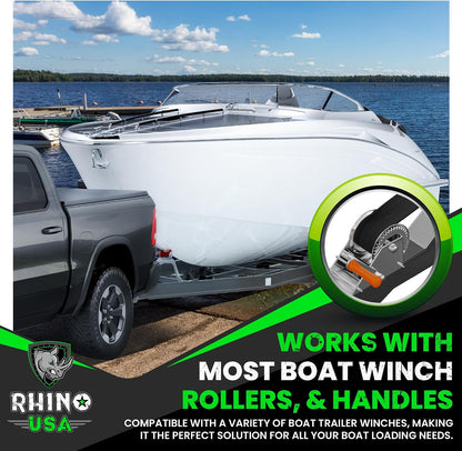Rhino USA Bådtrailer Spilstrop med Krog 5 cm x 6,1 m WNCH-STRP