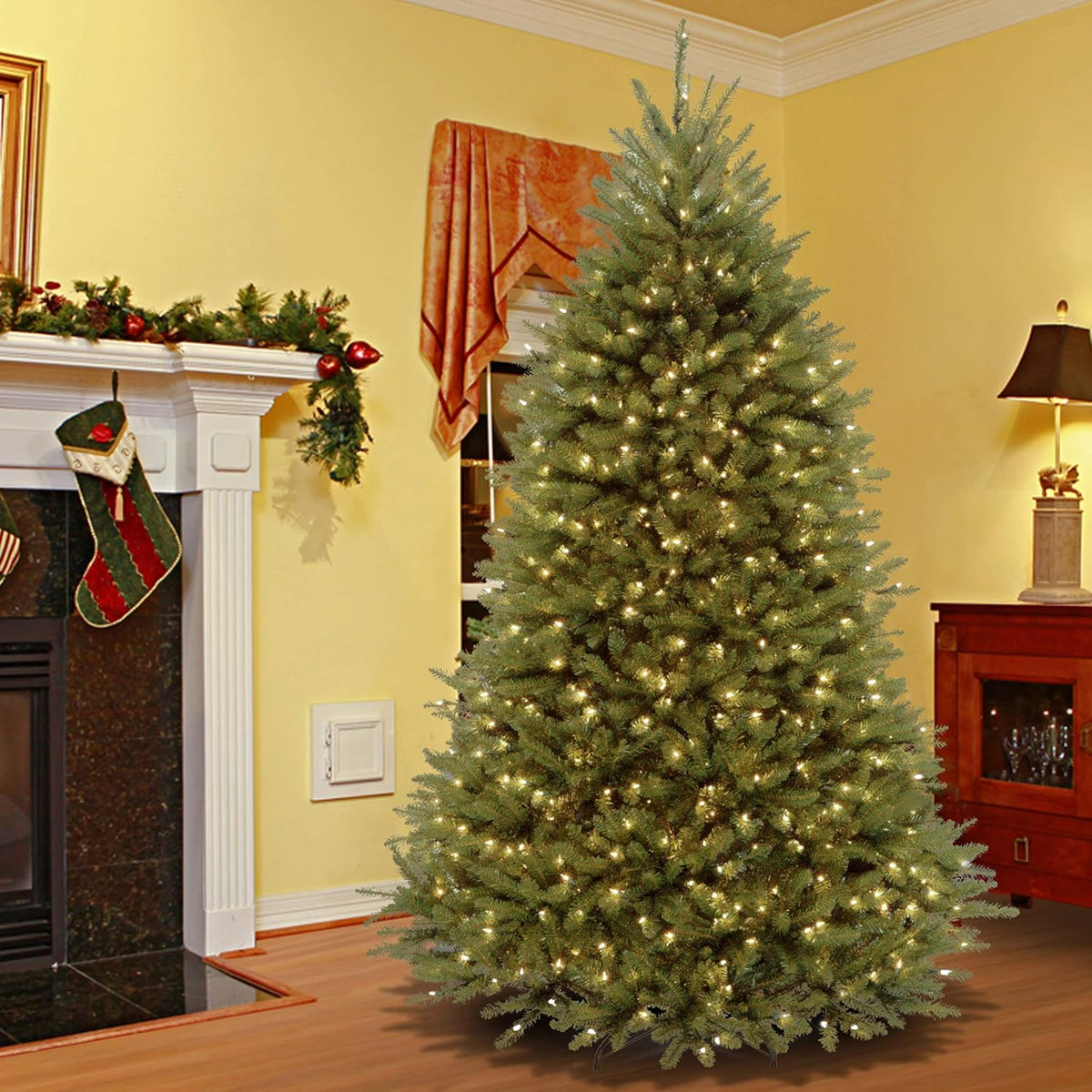 National Tree Company Dunhill Fir Kunstigt Juletræ Med Lys