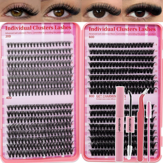 RITALASH Lash Clusters Kit Kunstige Øjenvipper til Kvinder