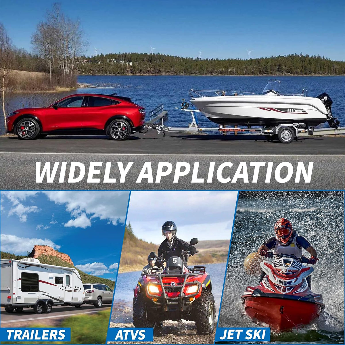 AC-DK Manuelt Bådtrailerspil 725 kg 7,9 m Strop