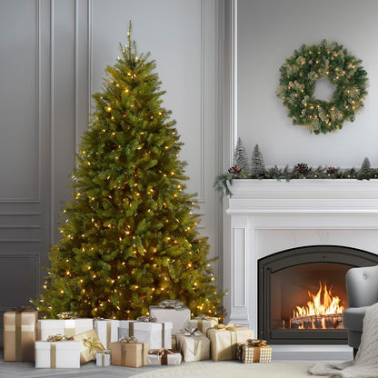 National Tree Company Dunhill Fir Kunstigt Juletræ Med Lys
