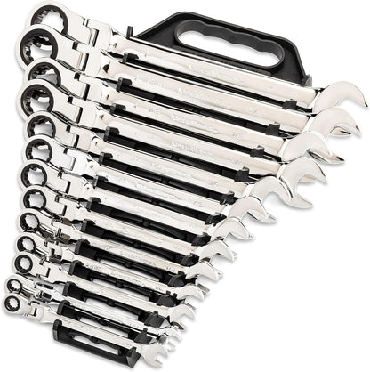 GEARWRENCH Skrallenøglesæt Flex Kombination SAE/MM 86730