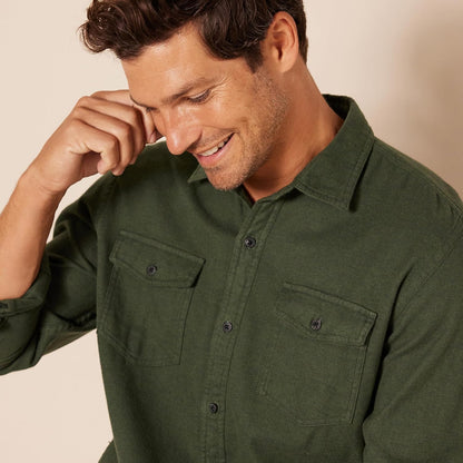 Amazon Essentials Herre Skjorte Flannel Langærmet MAE25001FL18