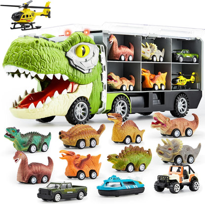 JOYIN Dinosaur Lastbil Legetøjssæt 13 Dele 15317