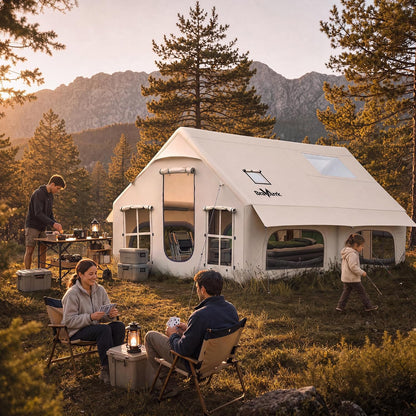 BravArrk Oppusteligt Camping Telt 8 Personer BK01010107