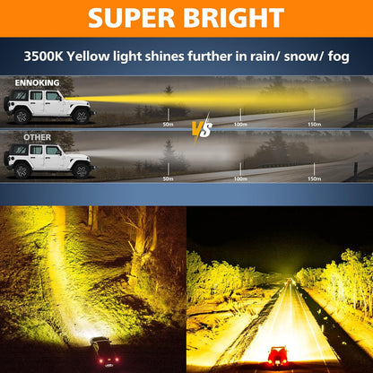 EK ENNOKING Gul LED Light Bar 100W S5D6