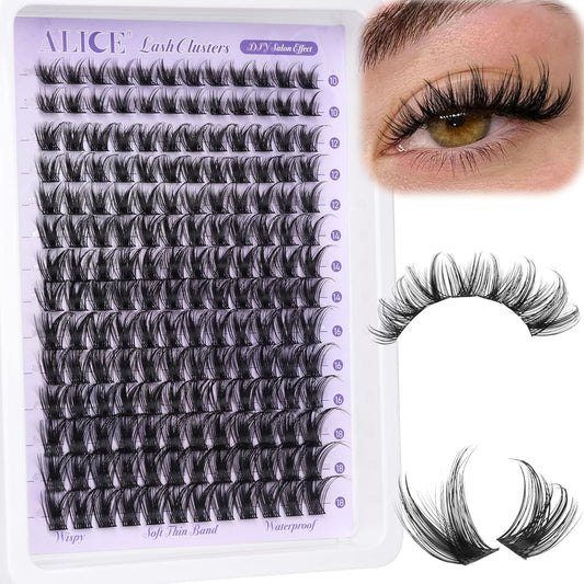 ALICE Wispy Eyelash Clusters 10-18mm 168 Stk