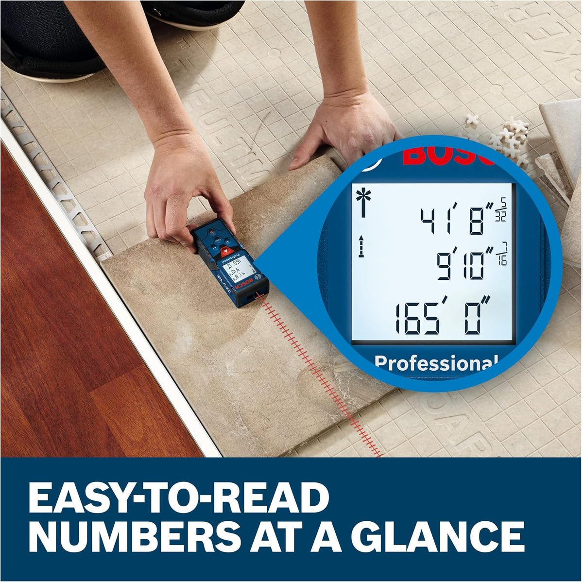 Bosch BLAZE Pro Laserafstandsmåler 50 m GLM165-40