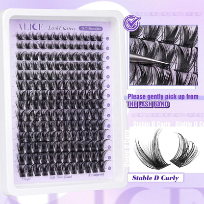 ALICE Wispy Eyelash Clusters 10-18mm 168 Stk