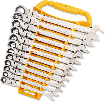 GEARWRENCH Skrallenøglesæt Flex Kombination SAE/MM 86730
