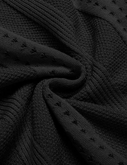 COOFANDY Herre Poloshirt Strikket Kortærmet Ztj009254