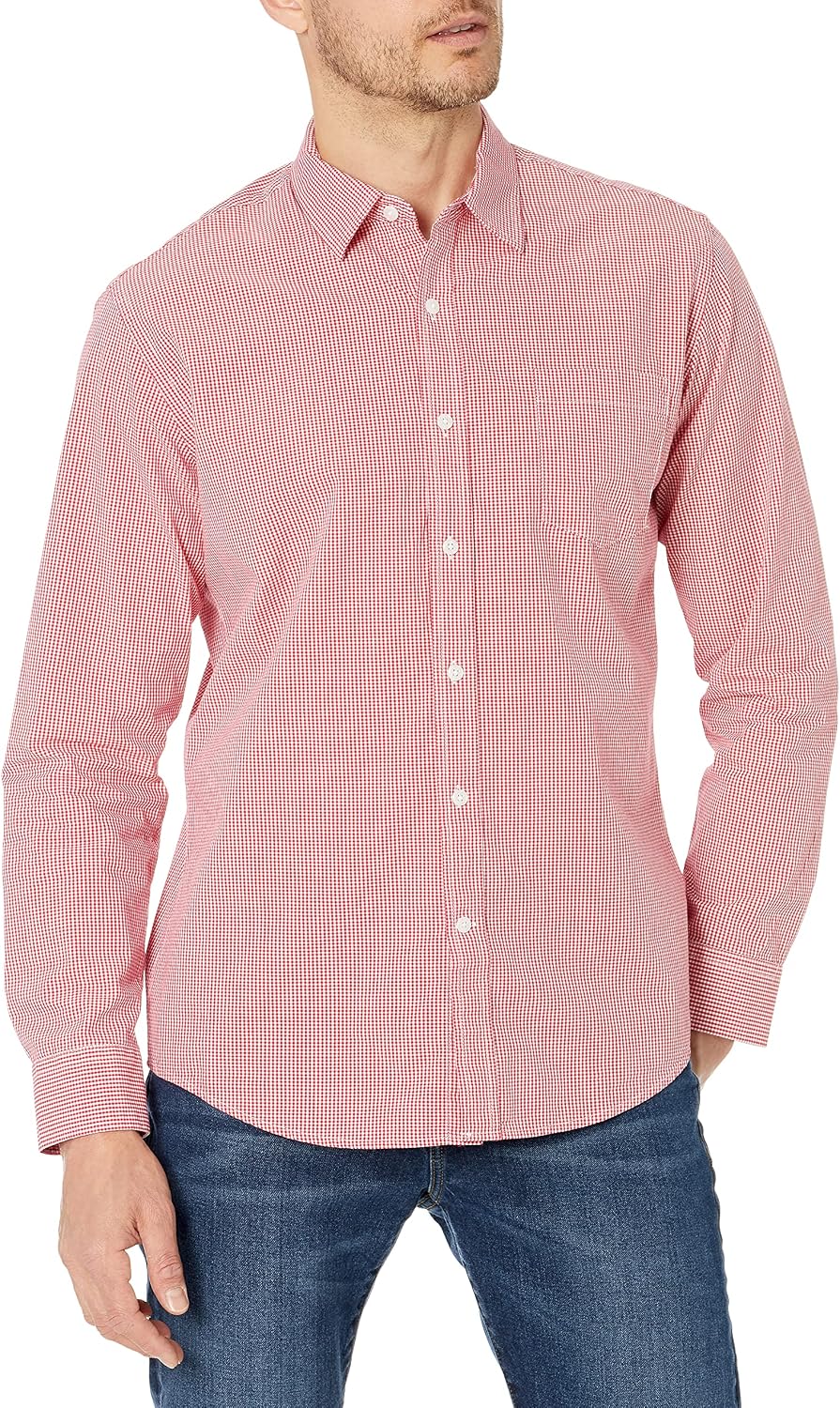 Amazon Essentials Herre Skjorte Poplin Langærmet MAE30015SP18