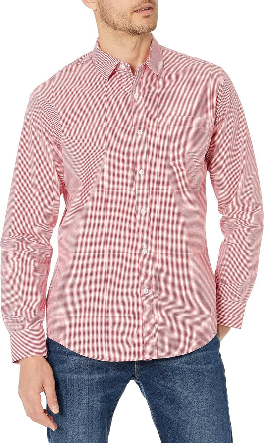 Amazon Essentials Herre Skjorte Poplin Langærmet MAE30015SP18
