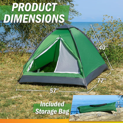 Wakeman Camping Telt 2 Personer 80-190T