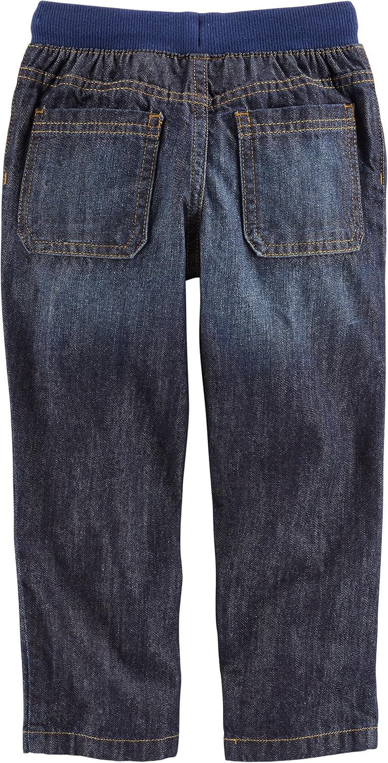 Simple Joys by Carter's Drenge Pull-On Denimbukser 2PKPANTDE