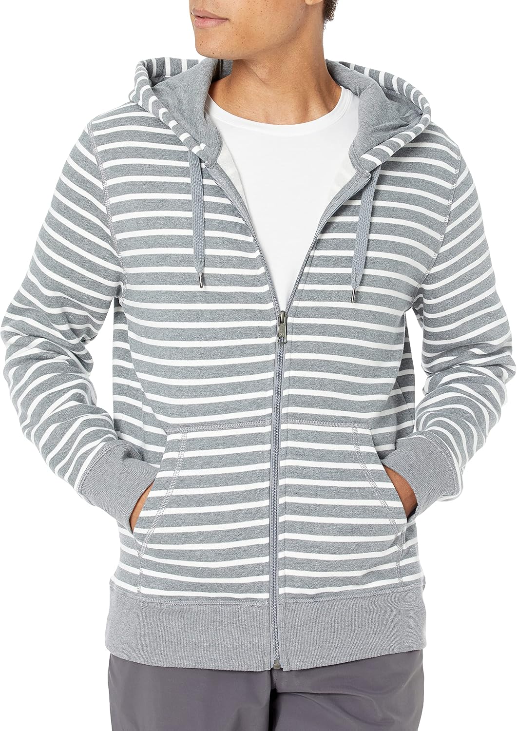 Amazon Essentials Herre Hættetrøje Fleece Lynlås F17AE50002
