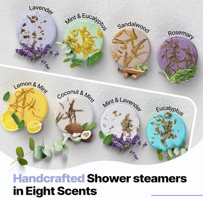Aromaterapi Shower Steamers til Kvinder 8 Stk