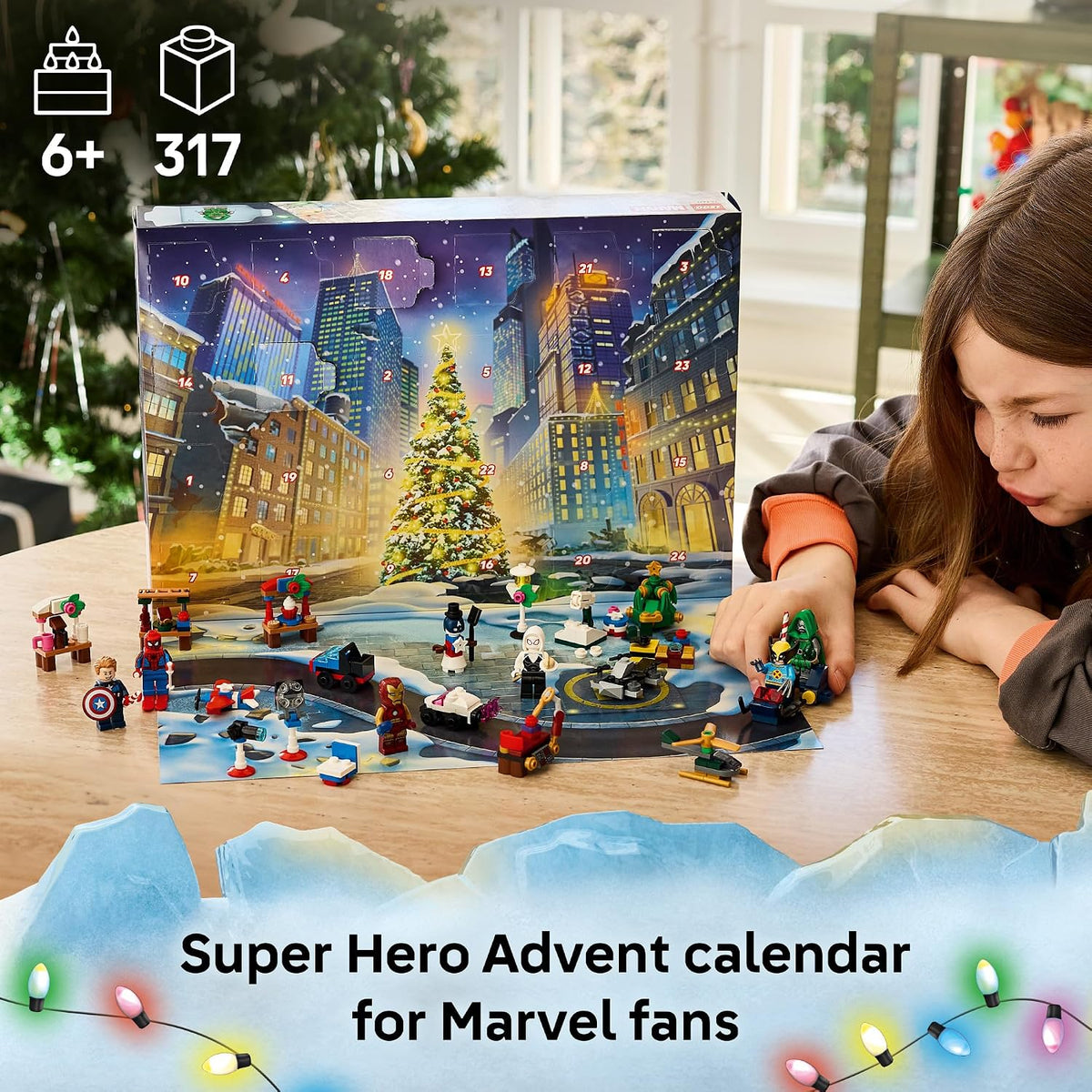 LEGO Marvel Julekalender 2026 Byggesæt 76340
