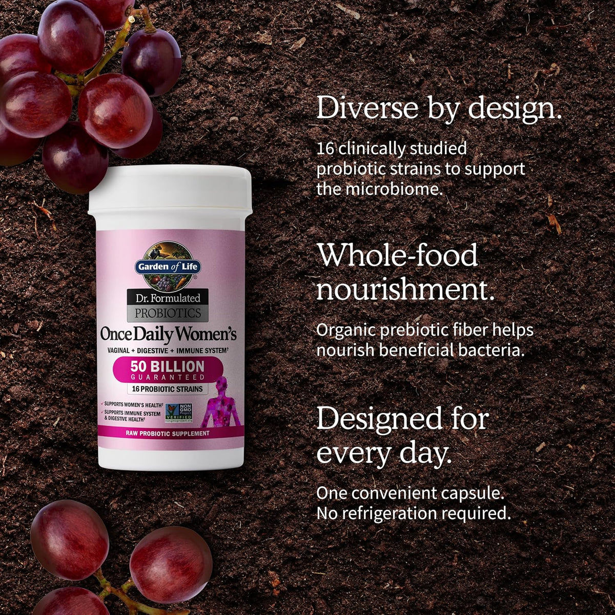 Garden of Life Dr. Formulated Probiotika til Kvinder 30 Kapsler