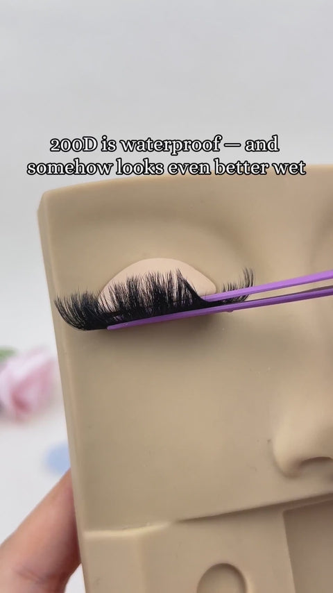 B&Qaugen Fluffy Lash Clusters Kunstige Øjenvipper til Kvinder