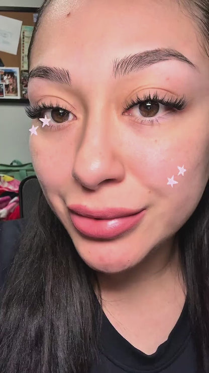 Delyneph Wispy Lash Clusters Kunstige Øjenvipper til Kvinder