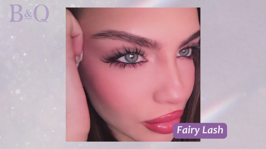 B&Qaugen Fairy Lash Clusters Kunstige Øjenvipper til Kvinder