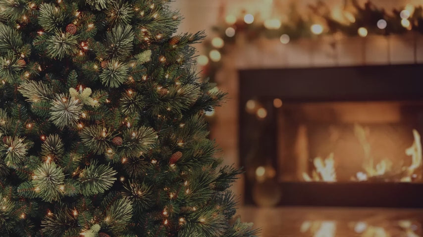 National Tree Company Dunhill Fir Kunstigt Juletræ Med Lys