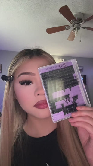 B&Qaugen Fluffy Lash Clusters Kunstige Øjenvipper til Kvinder