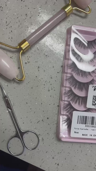 Kiromiro Wispy Faux Mink Kunstige Øjenvipper til Kvinder 14mm 14 Par