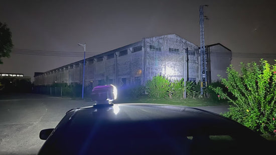 LuxBang Fjernbetjent 360° LED Søgelys til Båd og Lastbil 12V-24V 50W