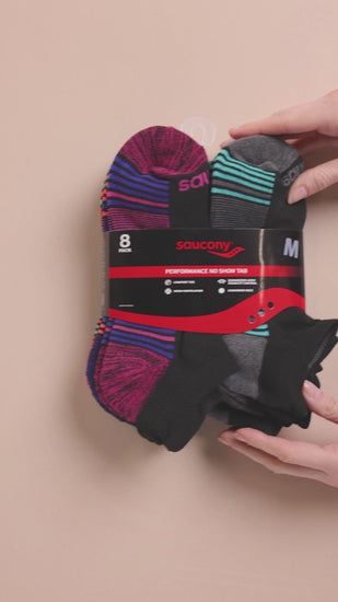 Saucony RunDry Performance Heel Tab Strømper til Kvinder S82004